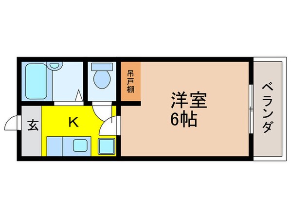 タウンズホワイトの物件間取画像